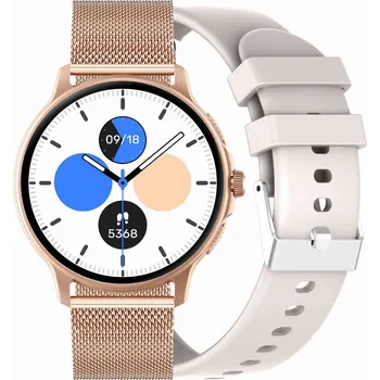 Chytré hodinky SMARTWATCH UNISEX GRAVITY GT12-5 - VOLÁNÍ BLUETOOTH, DODATEČNÝ PÁSEK (sg035e)