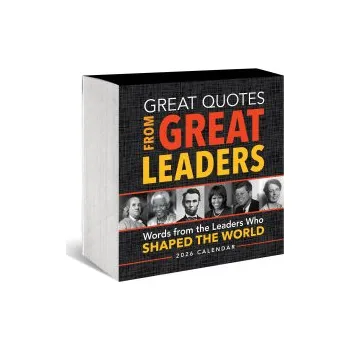 Kalendář 2026 Great Quotes from Great Leaders Boxed Calendar (Kalendář)