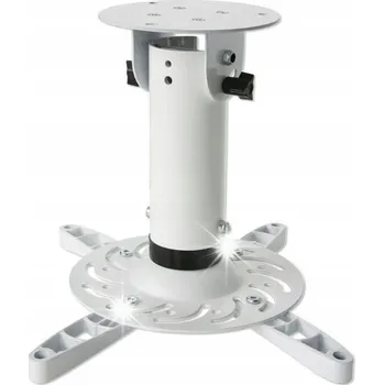 Projektor Držák projektoru 20 cm, stropní, 15 kg, bílý