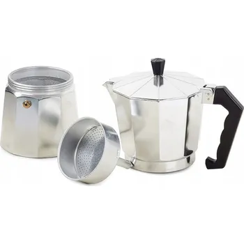Kávovar Moka konvička na kávu pro 9 šálků, 450 ml, hliníková