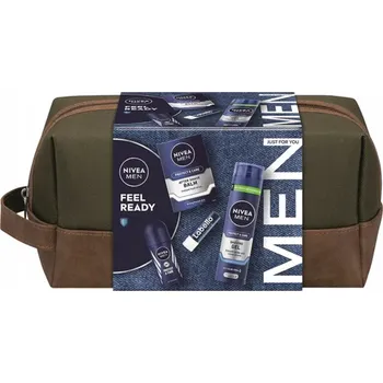 Nivea Men Feel Ready balzám po holení 100 ml + Nivea Men Protect & Care gel