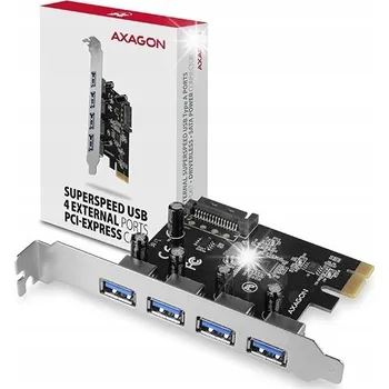 USB hub PCEU-430RS Řadič PCIe s 4 porty USB 3.2 GEN 1