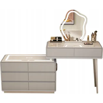 Toaletní stolek Toaletní Stolek Magboss bílý 155 x 80 x 40 cm