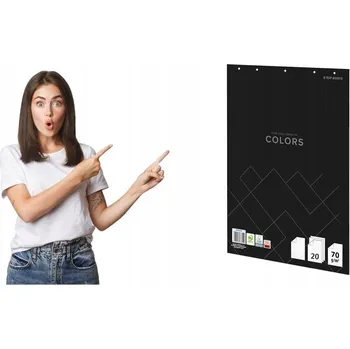 Blok Blok na flipchart TOP2000 COLORS 64/90 hladký, 20 listů