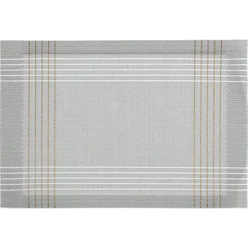 prostírání PROSTÍRÁNÍ KARA 45 X 30 CM BÍLÉ SADA 6 KS