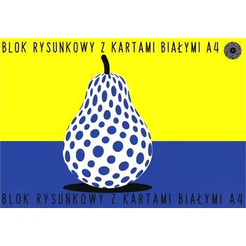 Blok NEON FRUITS bílý kreslicí blok 15 listů A4