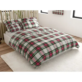 Povlečení Textilomanie Laneco 200 x 220, 2x 70 x 90 cm knoflíky