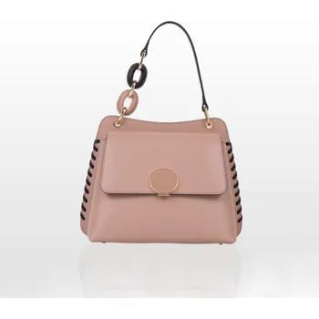 Kabelka CROMIA CLARISSA kožená kabelka – krémová