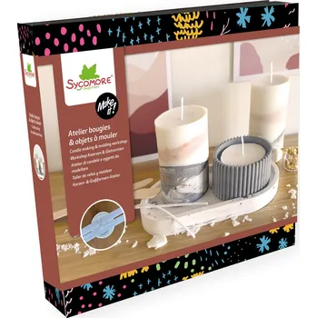 Výtvarná sada Make it! - výroba svíček a svícnů