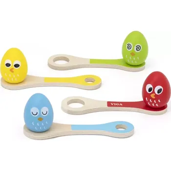 Dřevěná hračka VIGA, Dřevěná hra vejce a lžička