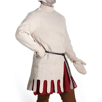 Karnevalový kostým Marshal Historical Prošívanice Maciejowski s integrovanými palčáky (13. století)