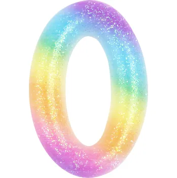 Svíčka Duhová svíčka – narozeninová dekorace Zvolte číslici: 0