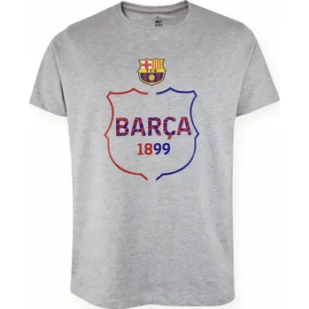 FC Barcelona Dětské tričko FC Barcelona, šedé, BARÇA 1899, bavlna Velikost: 11-12 r