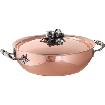 Hrnec Nízký kastrol OPUS CUPRA 28 cm, měď, Ruffoni
