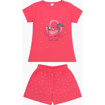 Chlapecké pyžamo xcena Dívčí komplet, pyžamo růžové Velikost: 6 roků