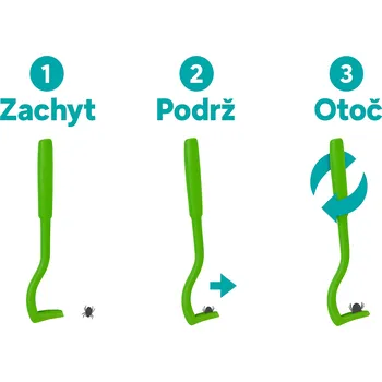 Pinzeta na klíšťata Panakei Kleště na klíšťata - 3 velikosti v jedné sadě
