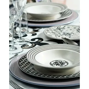 Jídelní set Jídelní 18-ti dílná porcelánová sada talířů ALHAMBRA BRANDANI