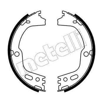 Brzdový systém Sada brzdových čelistí, parkovací brzda METELLI 53-0756