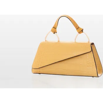 Kabelka CROMIA PETIT AMBRA kožená kabelka – hořčivová-žlutá