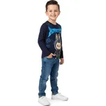 CHLAPECKÉ TRIČKO S DLOUHÝM RUKÁVEM DT9422 Velikost: 116, Barva: Tmavě modrá