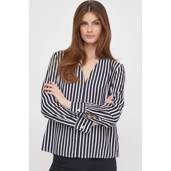 Dámská mikina Halenka Tommy Hilfiger dámská, tmavomodrá barva, vzorovaná, WW0WW41387 59A, vel. 40