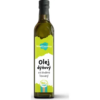 Rostlinný olej Vital Country Dýňový olej lisovaný za studena BIO 500 ml