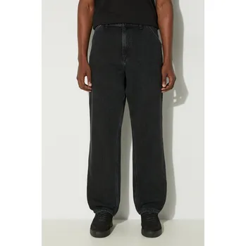 Pánské džíny Džíny Carhartt WIP Single Knee Pant, 34/32, černá, 99X