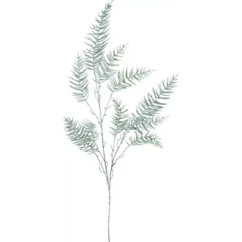 umělá květina umělá větev, Jedlová větev „Abies holophylla“ se sněhem zelená 124 cm