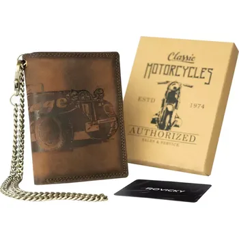 Peněženka Peterson Kožená peněženka s RFID technologií N4C-VIN-C hnědá