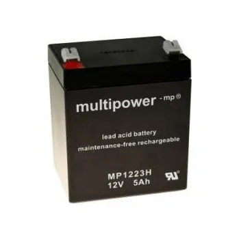 Záložní baterie Akumulátor MP1223H kompatibilní s FIAMM FGH20502 (zvýšený výkon) - Powery 5Ah