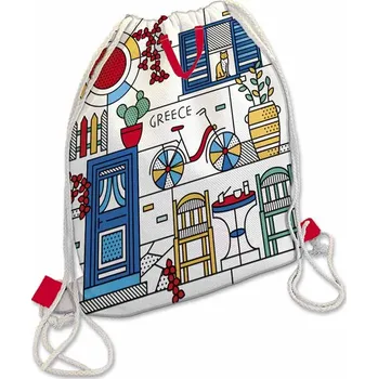 Kosmetická taška ATP – batoh Řecká kavárna