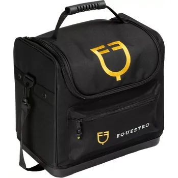 Čištění pro koně Taška na čištění Cordura Equestro, černá