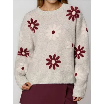 Dámský svetr Sinsay - Vzorovaný svetr - vícebarevná - 425FJ-MLC - 425FJ-MLC-XXS