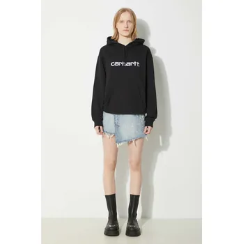 Pánská mikina Mikina Carhartt WIP Hooded Carhartt Sweatshirt, M, černá, 99X