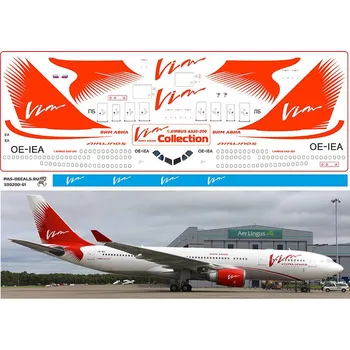Plastikový model Obtisky Airbus A330-200 VIM Avia - PAS-Decals 330200-01