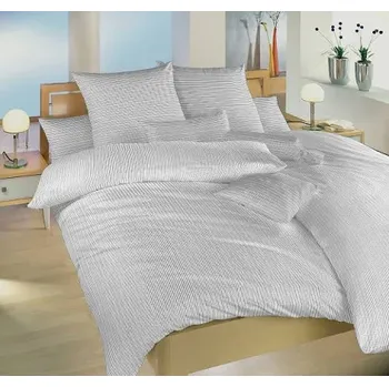 Povlečení Dadka Bavlněné povlečení linea černá 140x200, 2x70x90 cm