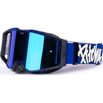 PITCHA brýle FURIOUS navy/white - blue mirrored