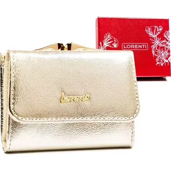 Peněženka Peterson Dámská malá kožená peněženka 55287-ONBF zlatá RFID