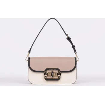 Kabelka CROMIA IT JEWEL kožená baguette kabelka – krémově béžová