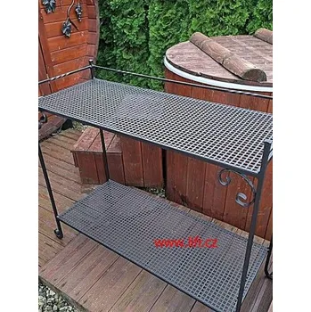 Stojan na květiny Kovaný květinový stolek Marcela 5