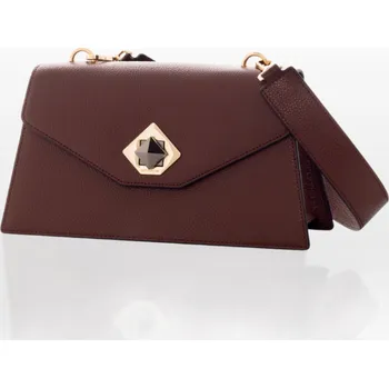 Kabelka CROMIA MINA kožená kabelka – kaštanově hnědá