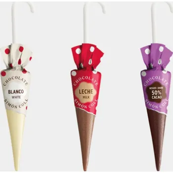 Čokoláda Simón Coll Deštníky 3ks mix, 3 * 10g