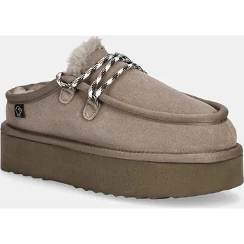 Dámská zimní obuv Semišové sněhule Answear.LAB AW.25.12.A béžová 80X, EUR 39