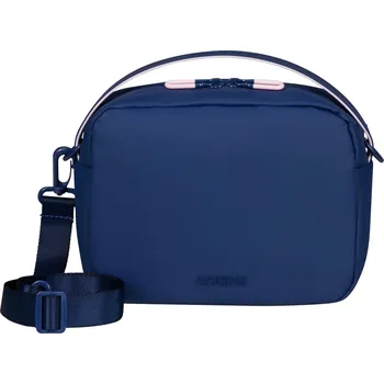 Cestovní taška American Tourister PUFFYPOP Taštička přes rameno 20cm Modrá Navy 3.5L