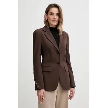 Dámské sako Sako Karl Lagerfeld hnědá barva, B1W14011 89X, vel. 38
