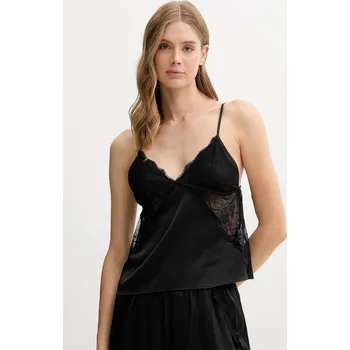 Pyžamový top Abercrombie & Fitch dámský, černá barva, KI146-5043 KI146.5043.900 99X, vel. L