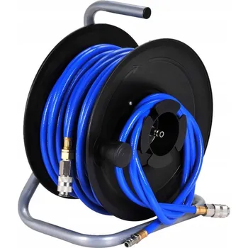 Zahradní hadice Bubnový naviják na hadici 20 m 1/4 max 6,9 bar pro kompresor