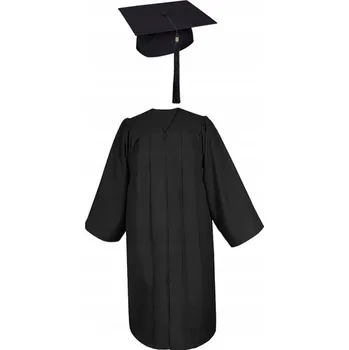 Karnevalový kostým KOSTÝM DĚTSKÝ ABSOLVENT STUDENT TOGA BRET ČERNÝ UKONČENÍ ŠKOLY 128