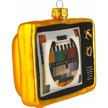 Vánoční dekorace VÁNOČNÍ KOULE RETRO - TELEVIZE FOLKSTAR