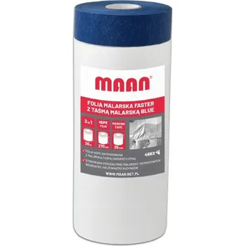 Zakrývací fólie na malování Fólie s malířskou páskou 270 cm x 20 m